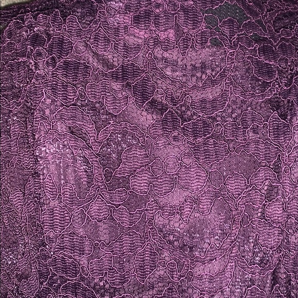 David’s Bridal Plum Bridesmaid Dress - Picture 4 of 4